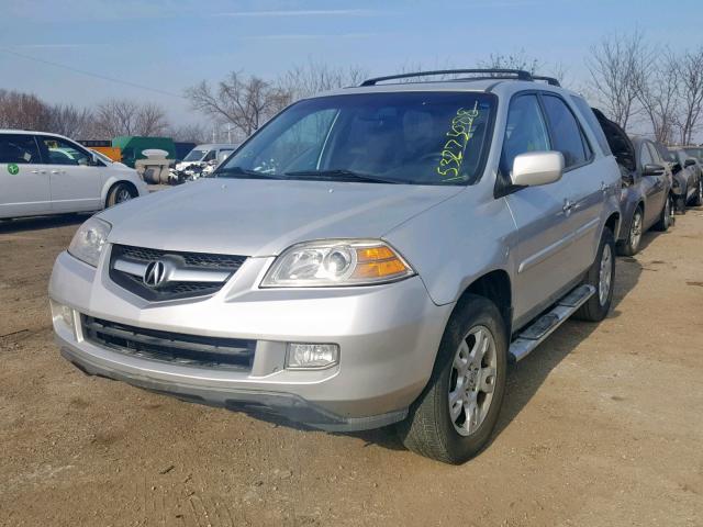 2HNYD18675H559001 - 2005 ACURA MDX TOURIN SILVER photo 2