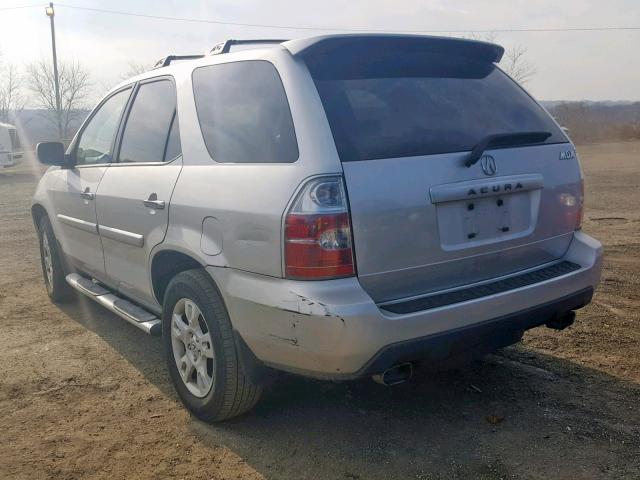 2HNYD18675H559001 - 2005 ACURA MDX TOURIN SILVER photo 3