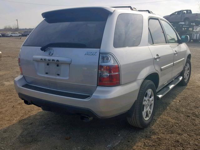 2HNYD18675H559001 - 2005 ACURA MDX TOURIN SILVER photo 4