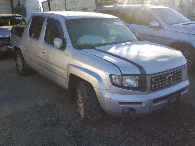 2HJYK16536H502460 - 2006 HONDA RIDGELINE SILVER photo 1