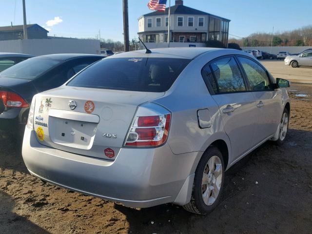 3N1AB61E27L721559 - 2007 NISSAN SENTRA 2.0 SILVER photo 4