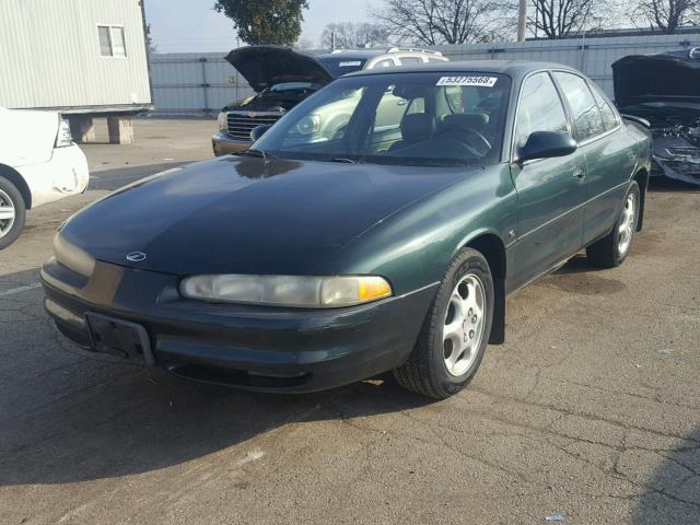 1G3WS52K6XF313349 - 1999 OLDSMOBILE INTRIGUE G GREEN photo 2