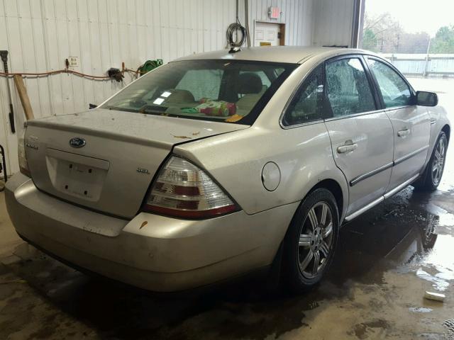 1FAHP24W38G116441 - 2008 FORD TAURUS SEL GRAY photo 4