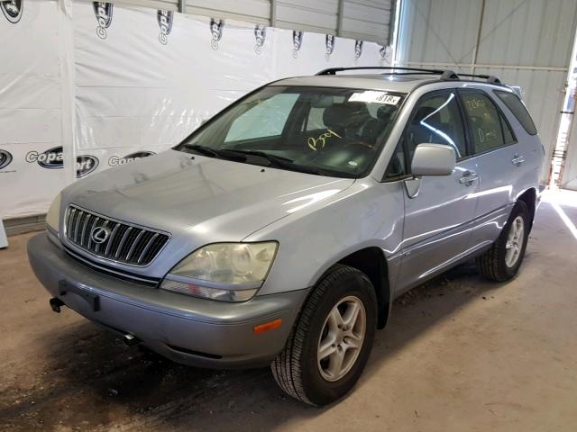 JTJHF10U530315386 - 2003 LEXUS RX 300 BLUE photo 2