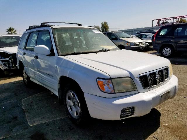 JF1SF65631H735538 - 2001 SUBARU FORESTER S WHITE photo 1