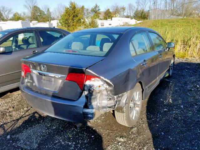 2HGFA1F84AH550276 - 2010 HONDA CIVIC EX GRAY photo 4