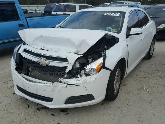 1G11C5SA8DF178880 - 2013 CHEVROLET MALIBU 1LT WHITE photo 2