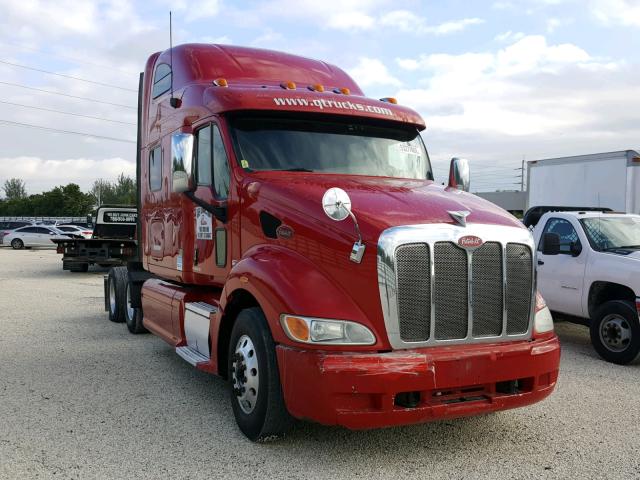 1XP7D49X5AD103434 - 2010 PETERBILT 387 RED photo 1