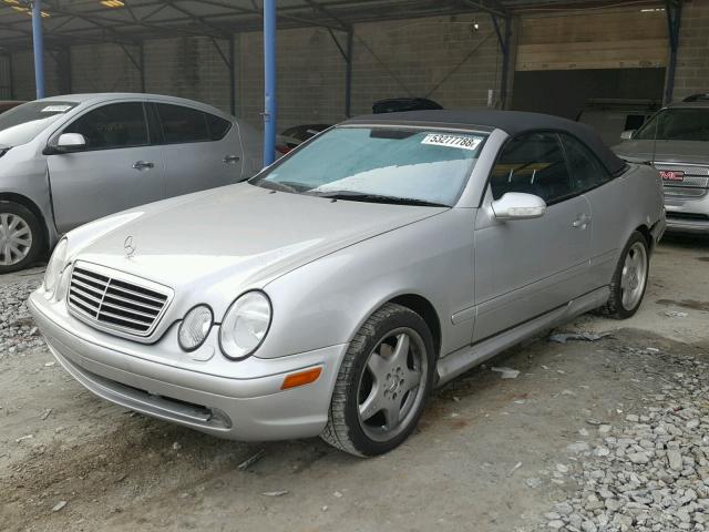 WDBLK70G8YT049890 - 2000 MERCEDES-BENZ CLK 430 SILVER photo 2