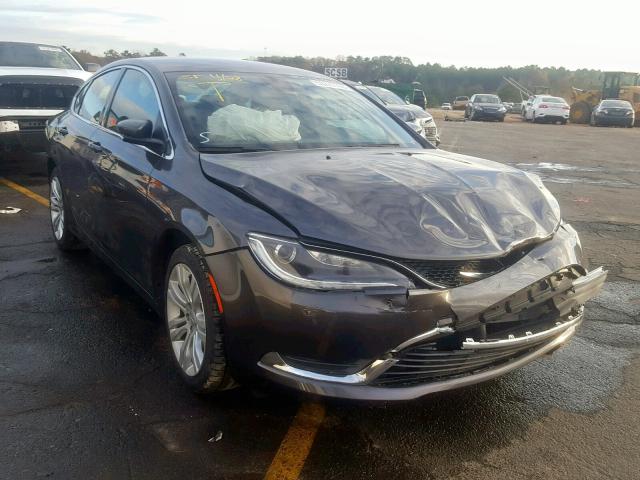 1C3CCCAB3FN625952 - 2015 CHRYSLER 200 LIMITE SILVER photo 1