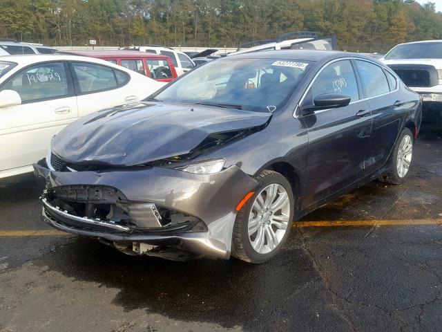 1C3CCCAB3FN625952 - 2015 CHRYSLER 200 LIMITE SILVER photo 2