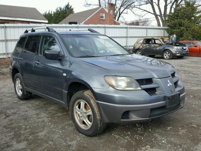 JA4LZ31F04U058268 - 2004 MITSUBISHI OUTLANDER GRAY photo 1