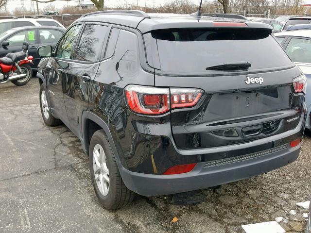 3C4NJCAB5JT308984 - 2018 JEEP COMPASS SP 黑色 照片 3