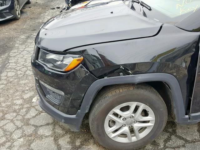 3C4NJCAB5JT308984 - 2018 JEEP COMPASS SP 黑色 照片 9