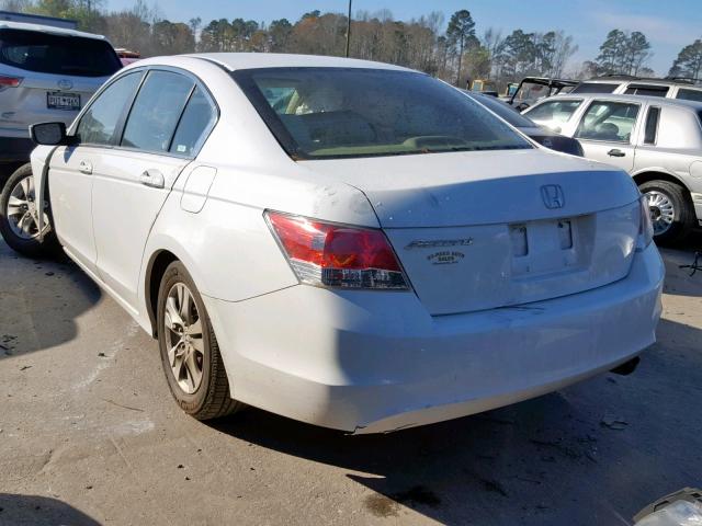 1HGCP25488A065430 - 2008 HONDA ACCORD LXP WHITE photo 3