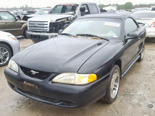 1FALP45X8VF153581 - 1997 FORD MUSTANG GT BLACK photo 2