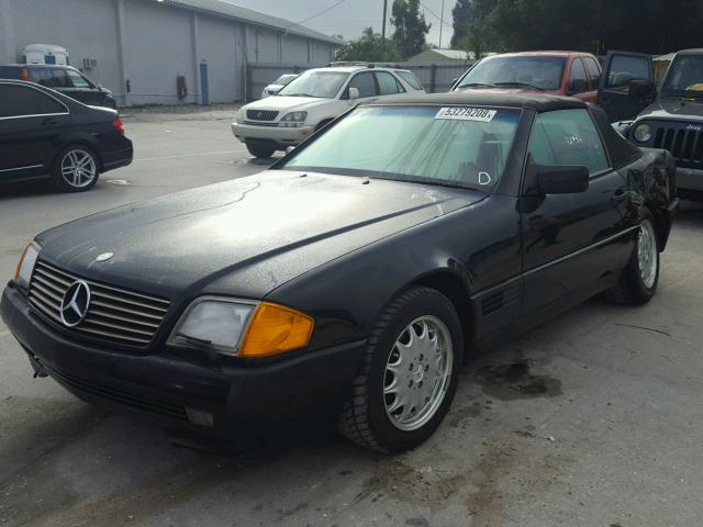 WDBFA61E5PF065906 - 1993 MERCEDES-BENZ 300 SL BLACK photo 2