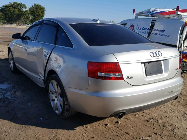 WAUAH74FX6N179483 - 2006 AUDI A6 3.2 SILVER photo 3