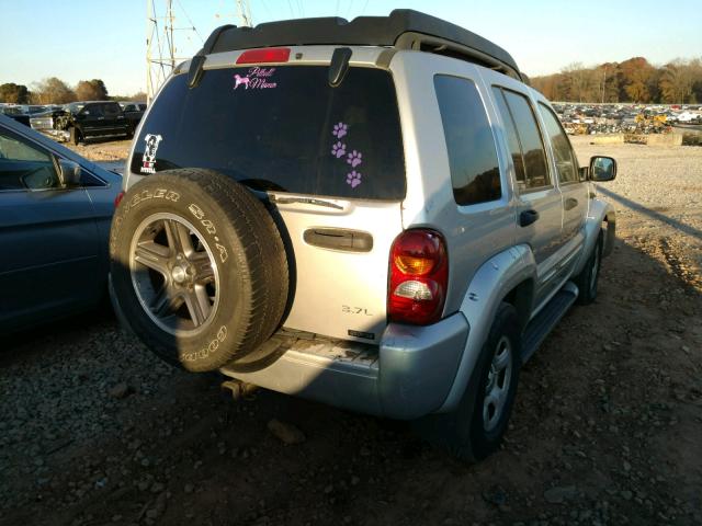 1J4GK38K53W637607 - 2003 JEEP LIBERTY RE SILVER photo 4
