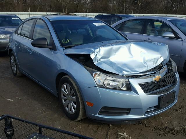 1G1PC5SH5B7291975 - 2011 CHEVROLET CRUZE LS BLUE photo 1