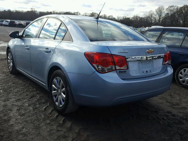 1G1PC5SH5B7291975 - 2011 CHEVROLET CRUZE LS BLUE photo 3