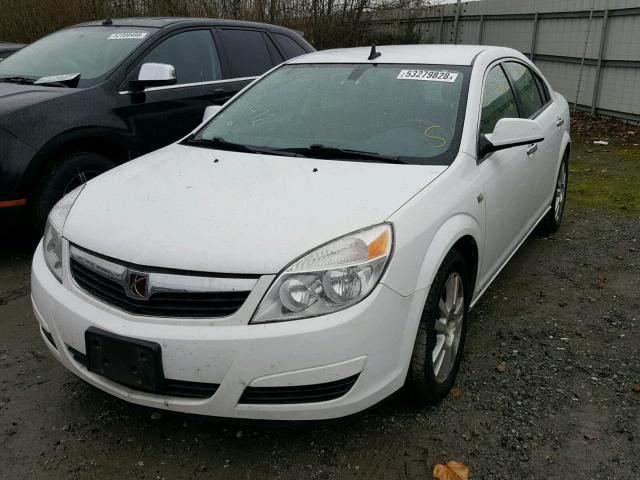 1G8ZV57B29F179854 - 2009 SATURN AURA XR WHITE photo 2