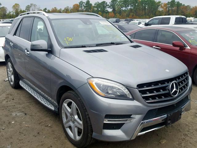 4JGDA7DB8EA308596 - 2014 MERCEDES-BENZ ML 550 4MA GRAY photo 1