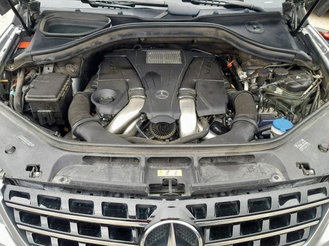 4JGDA7DB8EA308596 - 2014 MERCEDES-BENZ ML 550 4MA GRAY photo 7