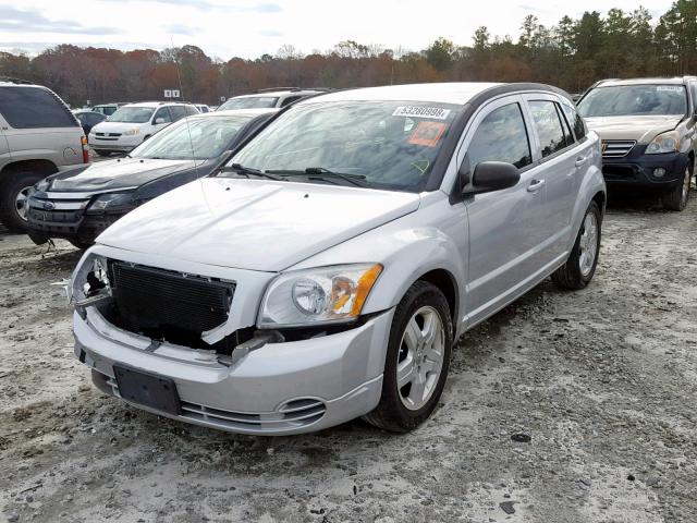 1B3HB48A39D182012 - 2009 DODGE CALIBER SX SILVER photo 2