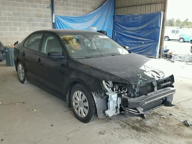 3VW1K7AJ0CM427191 - 2012 VOLKSWAGEN JETTA BASE 黑色 照片 1