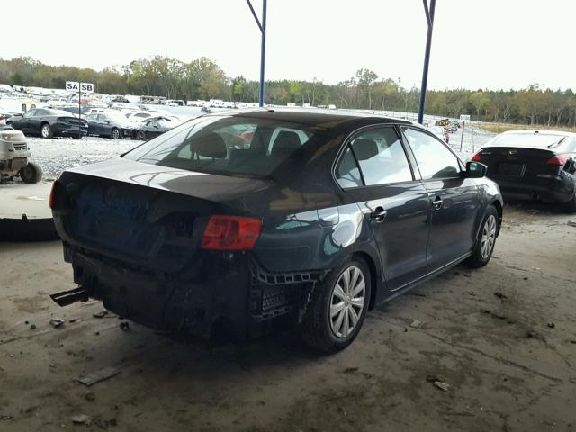 3VW1K7AJ0CM427191 - 2012 VOLKSWAGEN JETTA BASE 黑色 照片 4