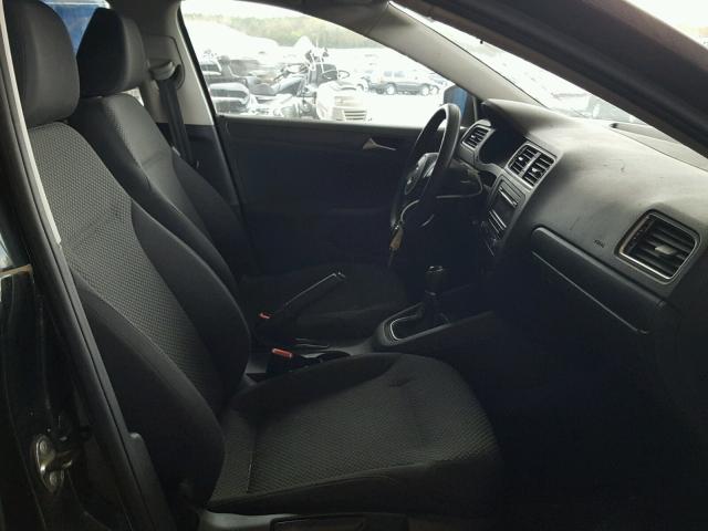 3VW1K7AJ0CM427191 - 2012 VOLKSWAGEN JETTA BASE 黑色 照片 5
