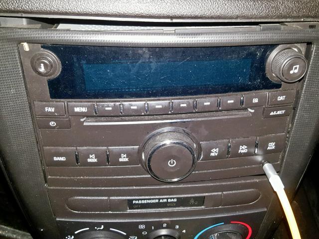 1G2AS18H097126124 - 2009 PONTIAC G5 SILVER photo 9