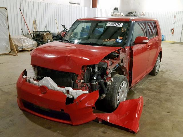 JTLZE4FE2EJ065845 - 2014 TOYOTA SCION XB Қызыл фото 2