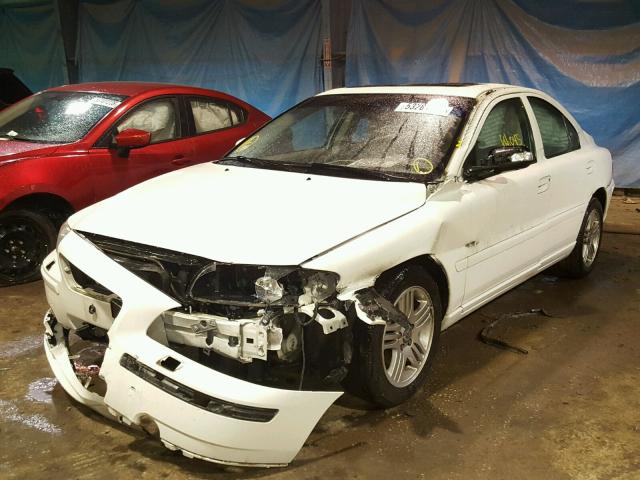 YV1RS592X72614324 - 2007 VOLVO S60 2.5T WHITE photo 2