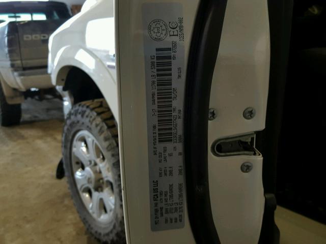 3C63R3EL5HG677423 - 2017 RAM 3500 LARAM WHITE photo 10