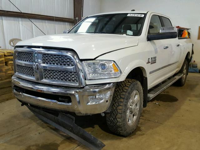 3C63R3EL5HG677423 - 2017 RAM 3500 LARAM WHITE photo 2