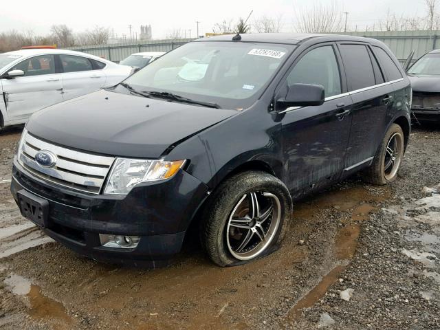 2FMDK3KC9ABA78356 - 2010 FORD EDGE LIMIT BLACK photo 2