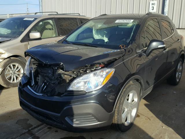 KL4CJASB5FB187239 - 2015 BUICK ENCORE BLACK photo 2