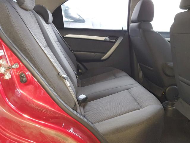 KL1TD5DEXBB163869 - 2011 CHEVROLET AVEO LS RED photo 6