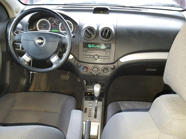 KL1TD5DEXBB163869 - 2011 CHEVROLET AVEO LS RED photo 9