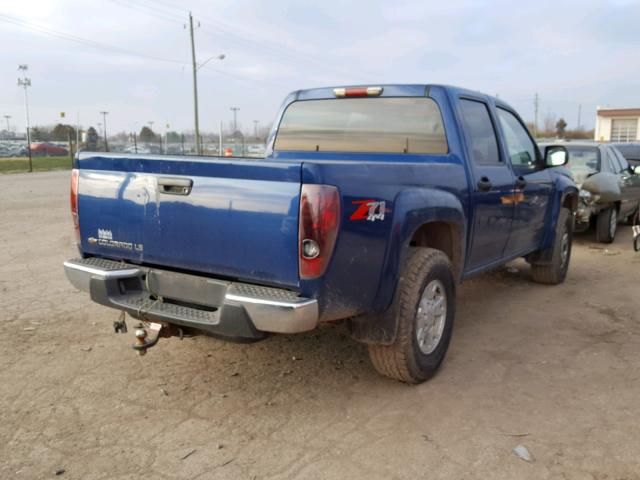 1GCDT136158220240 - 2005 CHEVROLET COLORADO BLUE photo 4