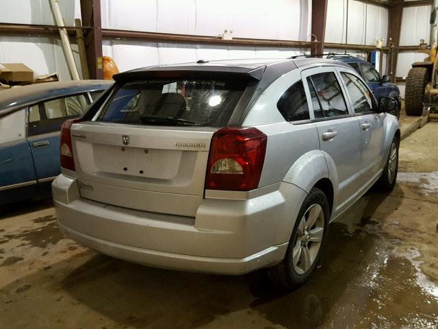 1B3CB9HB9AD653696 - 2010 DODGE CALIBER UP SILVER photo 4