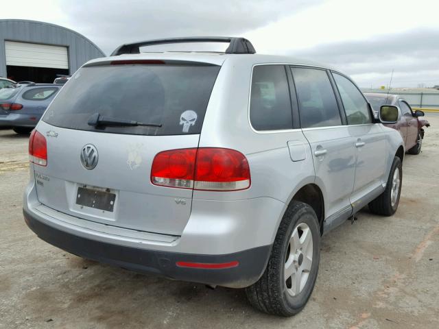 WVGZG77L25D075208 - 2005 VOLKSWAGEN TOUAREG 3. SILVER photo 4