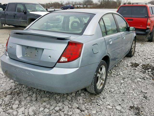 1G8AL52F23Z167478 - 2003 SATURN ION LEVEL BLUE photo 4