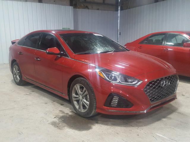 5NPE34AF6JH656540 - 2018 HYUNDAI SONATA SPO MAROON photo 1