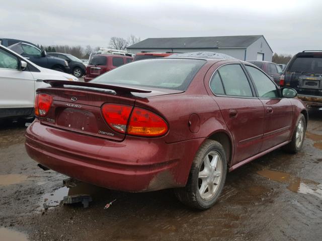 1G3NL52E03C243412 - 2003 OLDSMOBILE ALERO GL RED photo 4