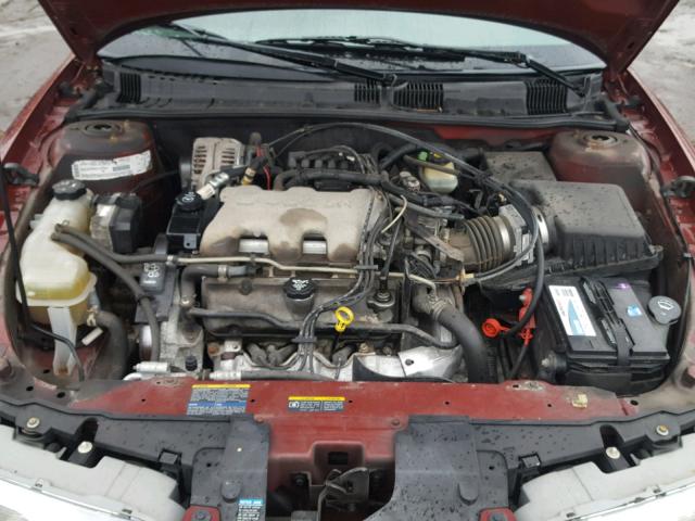 1G3NL52E03C243412 - 2003 OLDSMOBILE ALERO GL RED photo 7