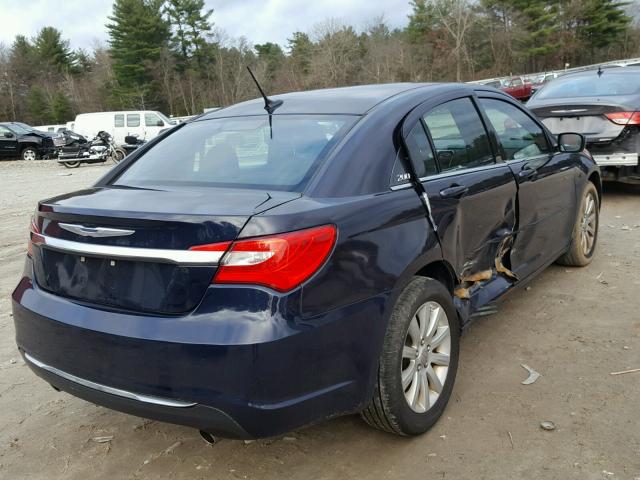 1C3BC1FG7BN553409 - 2011 CHRYSLER 200 TOURIN BLUE photo 4