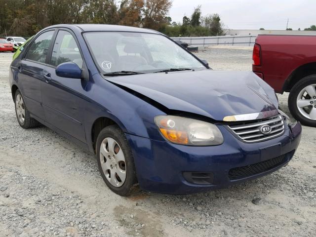 KNAFE221995628598 - 2009 KIA SPECTRA EX BLUE photo 1